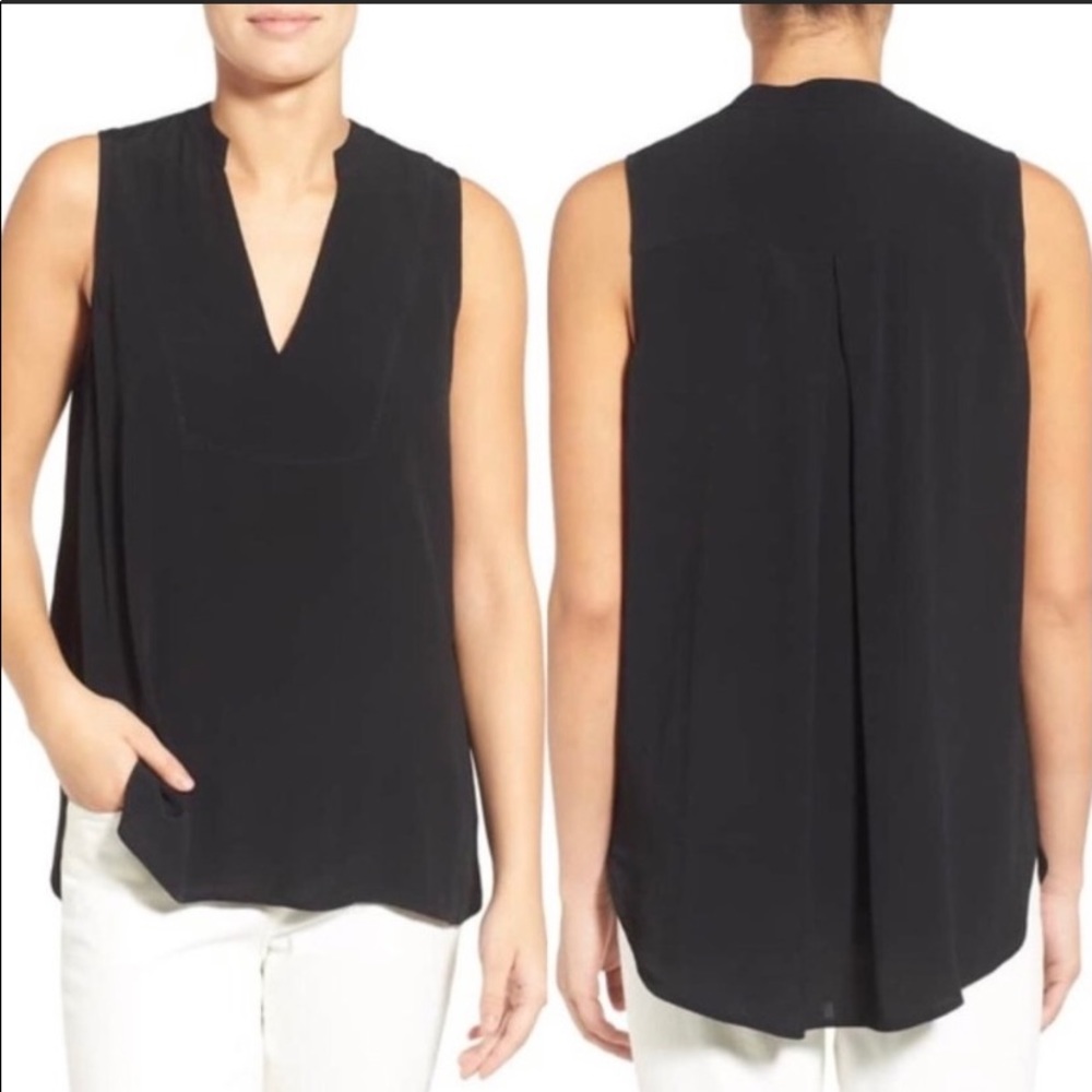 Madewell Notched Collar Inlet Popover Top - Picture 2 of 8